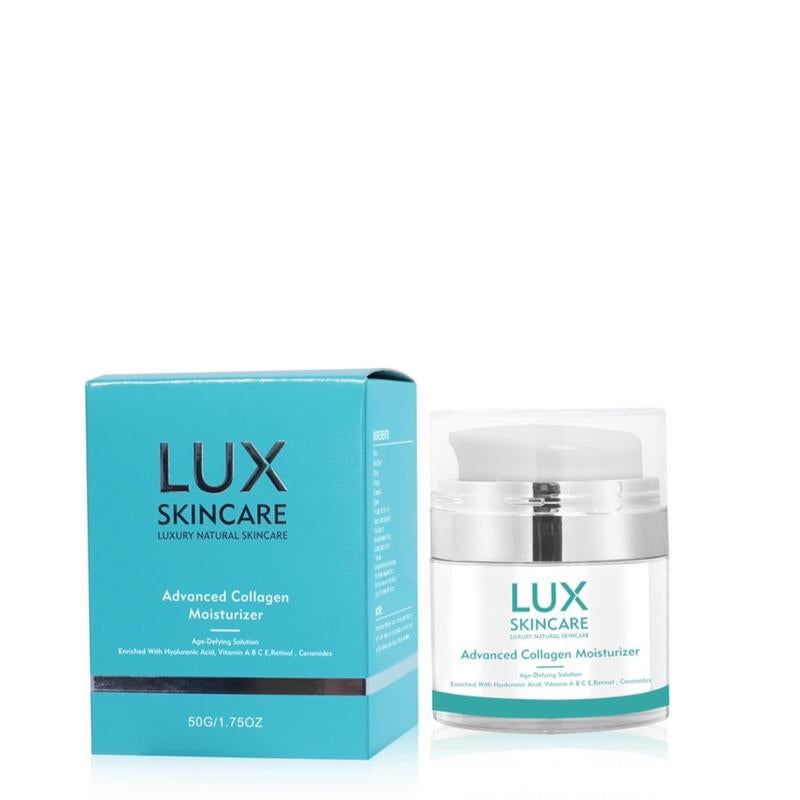 Lux Skincare Advanced Collagen Moisturizer for Skin Repair and Comfort - Ideal for Hydrating and Moisturizing